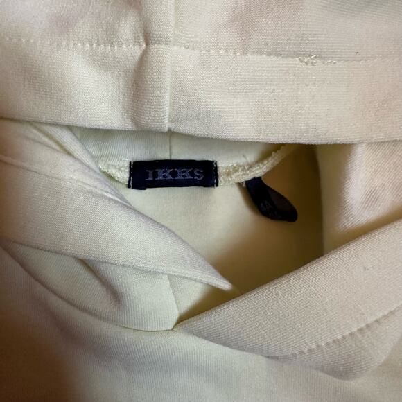IKKS yellow embossed surf hoodie sweatshirt SIZE 4 - Picture 2 of 6